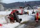 Oö: Feuerwehr-Kamerad bei Traktor-Unfall in Klaffer am Hochficht verletzt