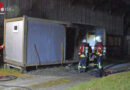 Schweiz: Feuer in Metallcontainer → Frau mit Rauchgasvergiftung in Luthern