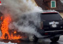 Schweiz: Parkierter Pkw in Mels in Brand geraten → Totalschaden