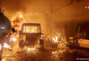 Oö: Feuer in landwirtschaftlicher Maschinenhalle in Neukirchen an der Enknach