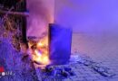 Nö: Nächtlicher Elektroverteilerbrand in Lassee