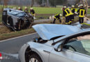 D: Wuchtiger Auffahrunfall in Südheide → Auto auf Radweg überschlagen, zwei Verletzte