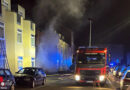 D: Brand in Hauseinfahrt in Düren → Bewohner retten sich über Leitern