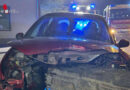 Nö: Pkw kollidiert frontal mit Steinmauer in Brand-Laaben
