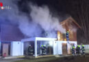 Nö: Wohnhausbrand in Krumbach → drei Wehren im Einsatz