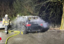 Schweiz: Geparkter Pkw in Läufelfingen in Vollbrand
