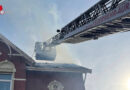 D: Dachstuhlbrand im Stadtzentrum von Aurich