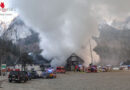 Oö: Alarmstufe 2 → Wirtschaftstrakt auf Bauernhof in Hinterstoder in Vollbrand