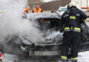 Oö: Brennender Pkw auf der A 25 in Wels