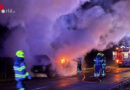 Schweiz: Auto während der Fahrt in Algetshausen in Brand geraten