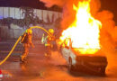 Oö: Fahrzeugbrand als Übungsthema für Nachwuchs-Atemschutzkräfte und Frischlinge in Alkoven