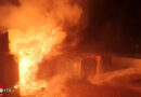 Stmk: Müllsammelstelle in Fohnsdorf in Flammen