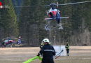 Nö: Brennendes Auto löste Waldgroßbrand im alpinen Gelände in Schwarzau im Gebirge aus