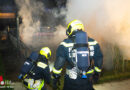Nö: Brand in einem Bungalow in Leopoldsdorf