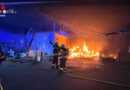 Stmk: Brand in der Sperrmüllbox im Altstoffsammelzentrum in Fürstenfeld