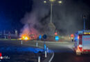 Stmk: Fahrzeugbrand in Krieglach