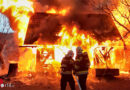Ktn: Nebengebäude in Poggersdorf in Vollbrand