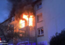 D: Wohnungsbrand in voller Ausdehnung → zwei schwer und zwei leicht Verletzte in Recklinghausen