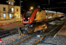 Schweiz: Pkw am Bahnübergang in Villaz wird gleich von zwei Zügen gerammt