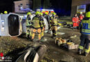 D: Sofortrettung nach nach E-Call-Alarmierung nach Pkw-Kollision mit Baum in Prisdorf