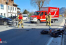 Sbg: Rettungshubschrauber- und Feuerwehreinsatz nach Motorradunfall mit Schwerverletztem in Thalgau