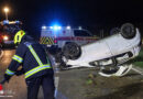Oö: Auto auf Gallspacher Straße bei Grieskirchen mehrfach überschlagen