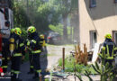 Oö: Fünf Feuerwehren bei Brand in einem Gebäude in Gaspoltshofen