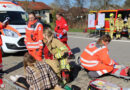 Rettungskräfte aus Bayern und Österreich probten im Krankenhaus Fridolfing den Ernstfall