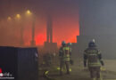 D: Großbrand in Abfallwirtschaftszentrum Wiefels in Wangerland