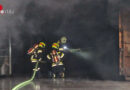 Nö: Lagerhallen-Großbrand in Kleinschönau in Zwettl