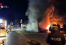 Stmk: Brand von vier Pkw unter Carport in St. Stefan ob Leoben