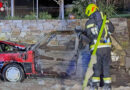 Nö: Brand eines umgebauten Elektrofahrzeuges in Weißenkirchen