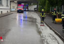 Oö: Lange Ölspuren beschäftigten die Freiwillige Feuerwehr Steyr
