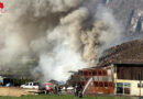 Schweiz: Gasleitung explodiert in Illarsaz → unbewohntes Haus komplett zerstört