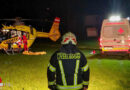 Bgld: FF Litzelsdorf unterstützt Rettungsdienst bei Patiententransport über abzubauende Wendeltreppe