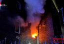 D: Wohnungsbrand in voller Ausdehnung in Recklinghausen → 17 Personen betroffen