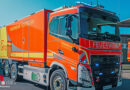 D: Indienststellung vollelektrischer Logistik-3-Achs-Lastkraftwagen bei der Feuerwehr Paderborn