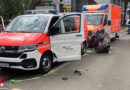 D: Kollision zwischen Notarztfahrzeug und Motorrad in Bochum