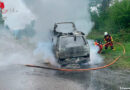D: Pkw-Brand auf der BAB 5 in Fahrtrichtung Karlsruhe
