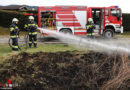 Stmk: Bahndammbrand in St. Lorenzen in St. Margarethen