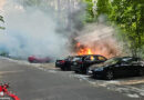 Bayern: Brennende Pollen verursachen Pkw-Brand in Augsburg