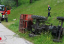 Oö: 69-jähriger Landwirt in Steinbach an der Steyr von Traktor erdrückt