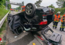 D: Drei Verletzte bei Verkehrsunfall auf der BAB565 in Bonn