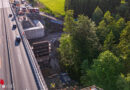 Sbg/OÖ: Pkw stürzt von Autobahnbrücke auf der A1 → fordernde Übung