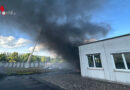 Oö: Feuer in im Umbau befindlichem Einkaufszentrum in Linz
