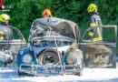 Oö: Historischer VW-Käfer brannte in Kremsmünster