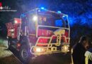 D: Abendlicher Waldbrandeinsatz in Nideggen