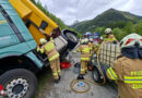 Sbg: Lkw-Unfall mit gekipptem Fahrzeug auf der A10 in Zederhaus