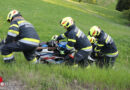 Stmk: Motorrad und Pkw auf B 77 in Lobmingtal kollidiert