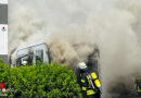 D: Größeres Wohnmobil in Königswinter in Flammen aufgegangen